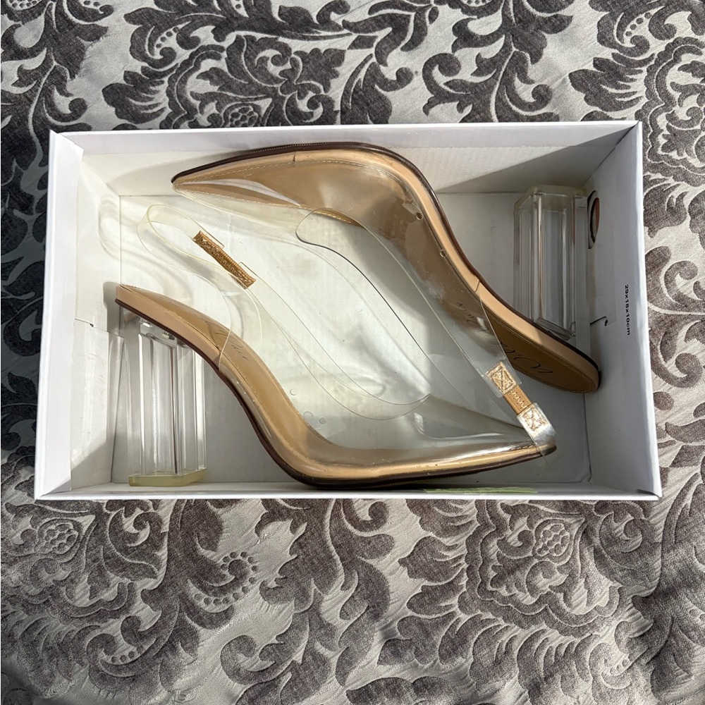 Wild Pair Transparent Women's Heels